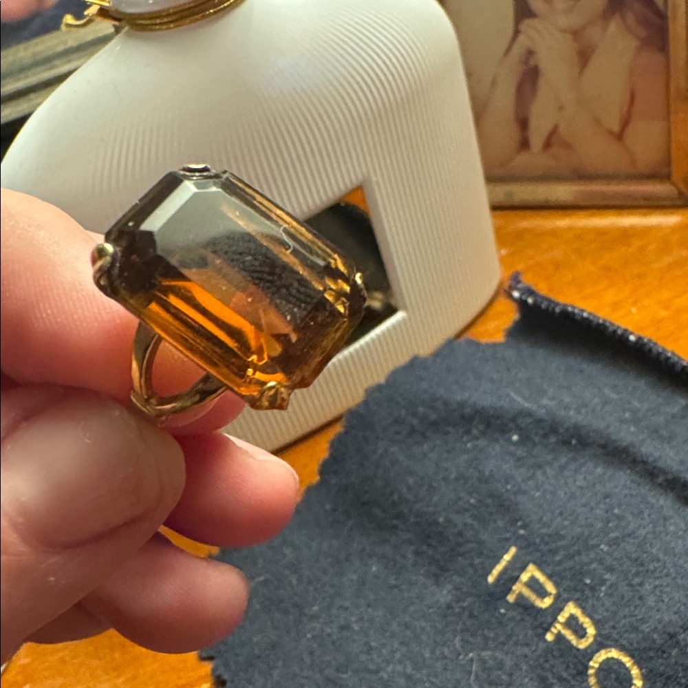 Vintage AVON (1980) smokey Topaz Ring - Picture 4 of 5